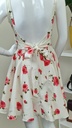 Bella dress with roses