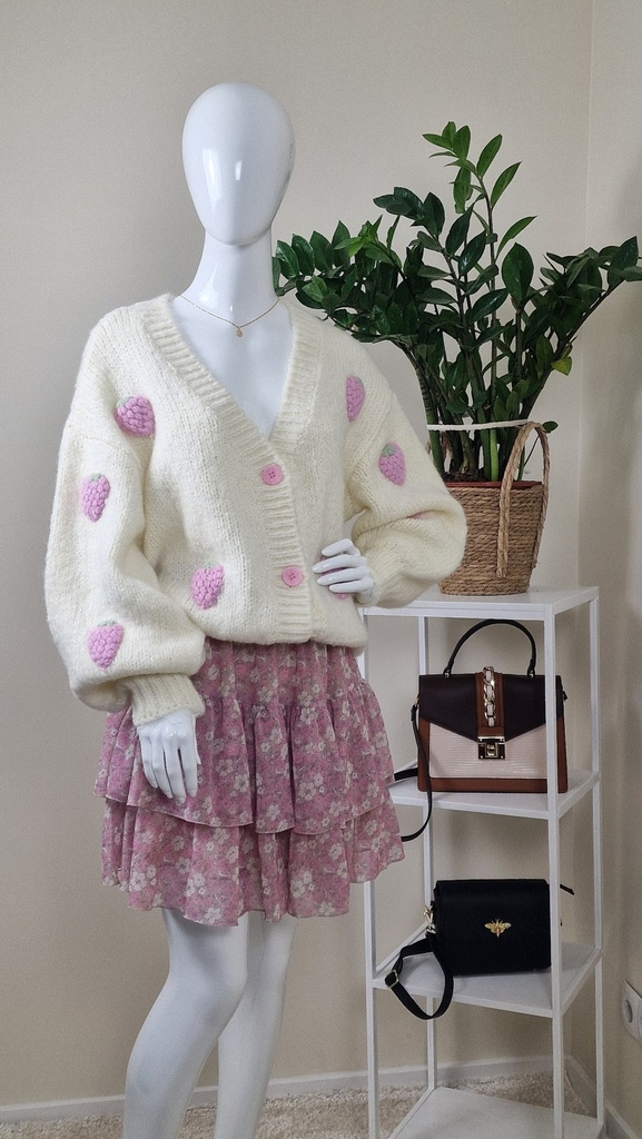 Strawberry cardigan