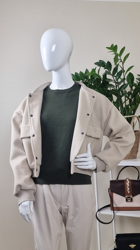 Liza bomber jacket beige