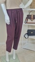 Zoey jeans trousers fit mom burgundy