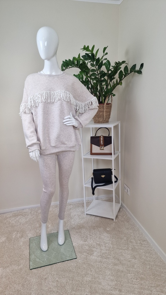 Fallon set with leggings beige