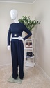 Ivy set with wide pants dark blue